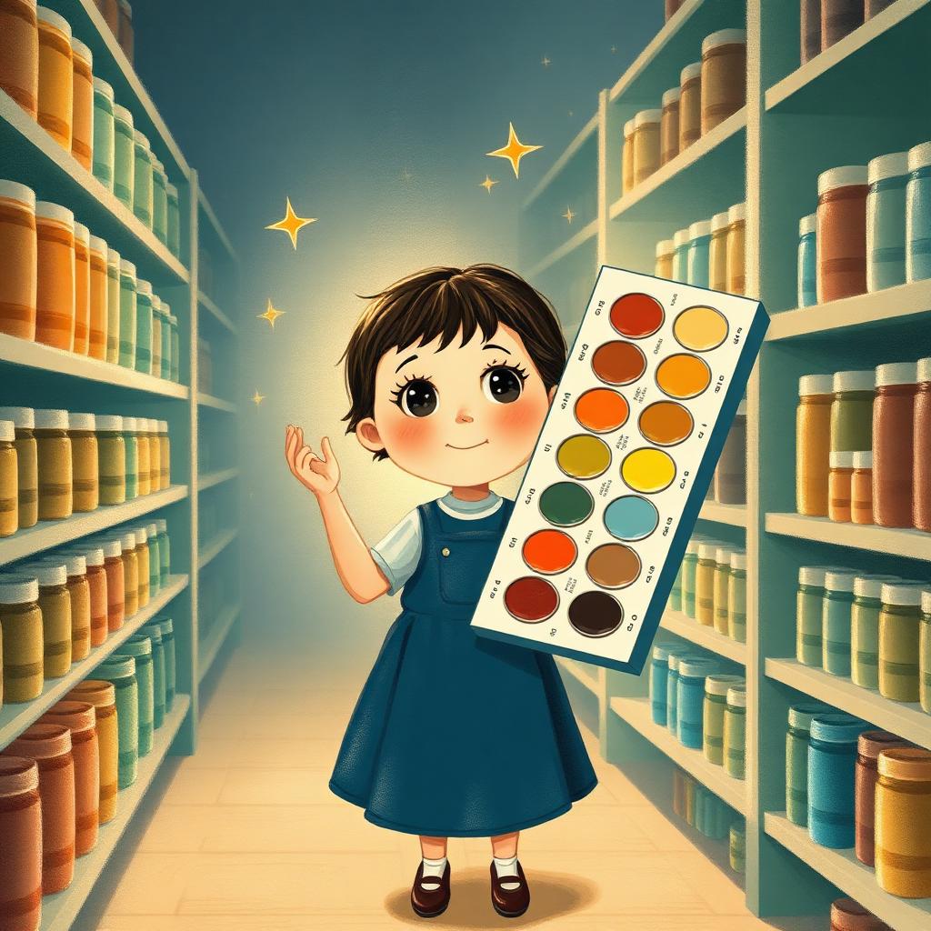 The paint set with twenty-four colors